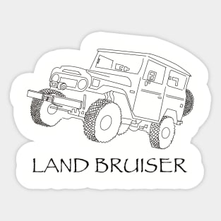 LANDBRUISER Sticker